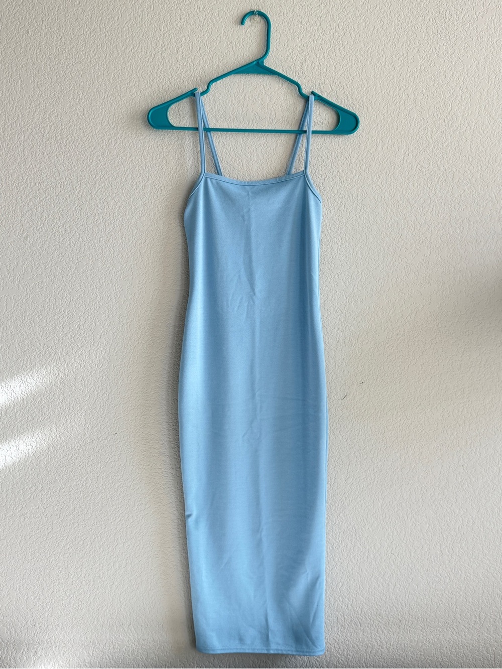 Baby Blue Cami Strap Midi Dress - Women